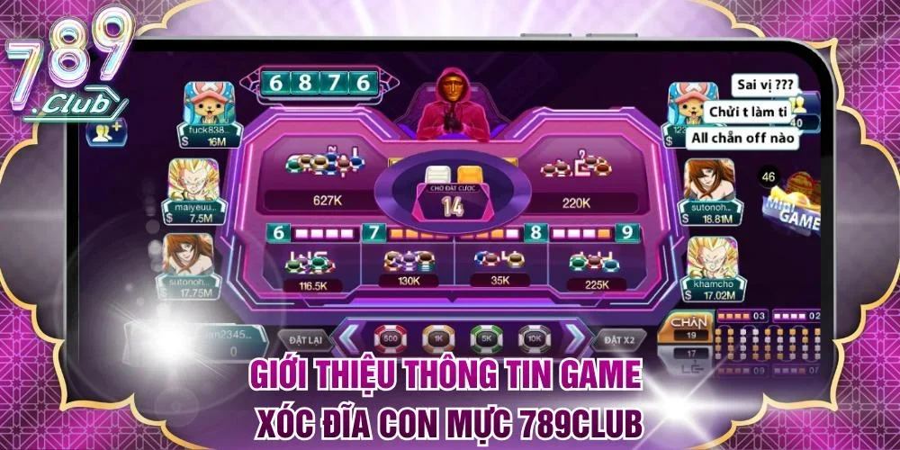 Giới thiệu thông tin game Xóc Đĩa Con Mực 789Club